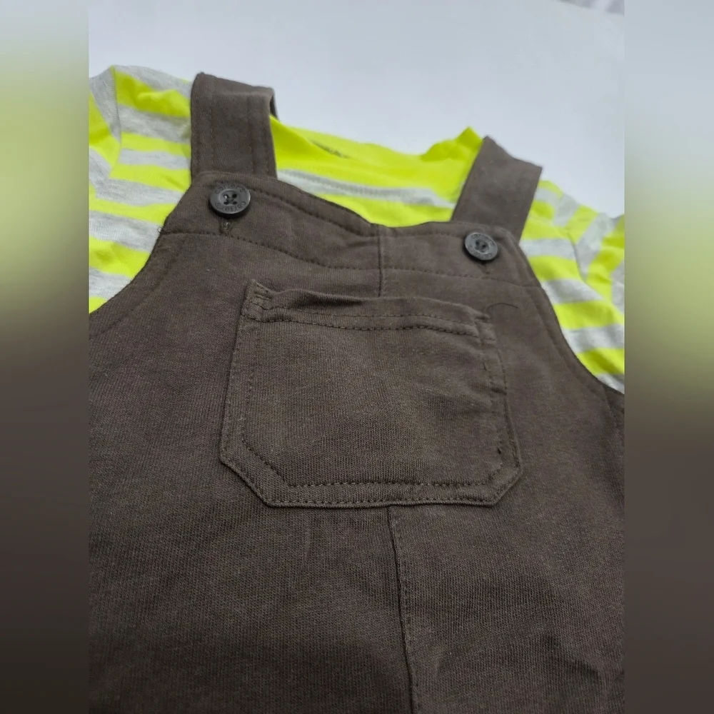 NWT Carter's Dinosaur Overalls Set